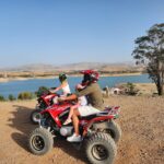 quad marrakech palmeraie désert d'agafay lac lalla takerkoust maroc excursion famille enfant