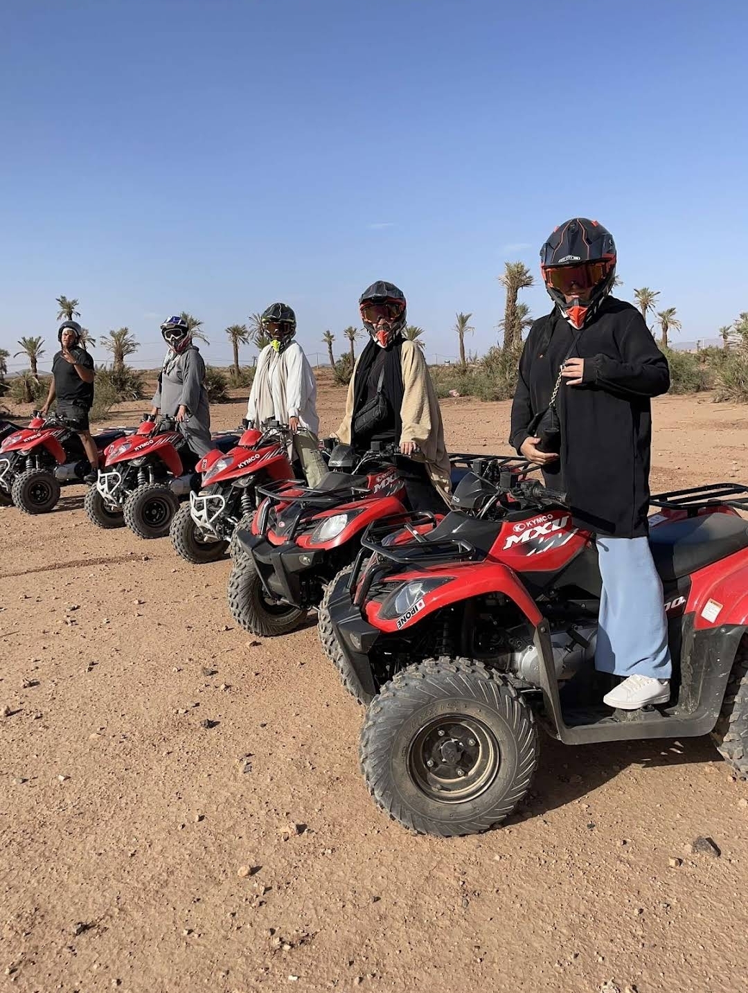 quad marrakech palmeraie désert d'agafay lac lalla takerkoust maroc excursion photo famille