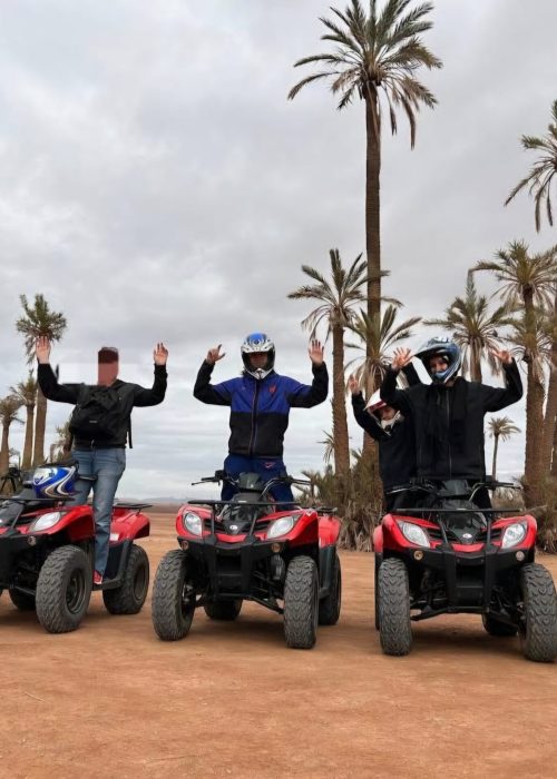 quad marrakech palmeraie désert d'agafay lac lalla takerkoust maroc excursion photo famille